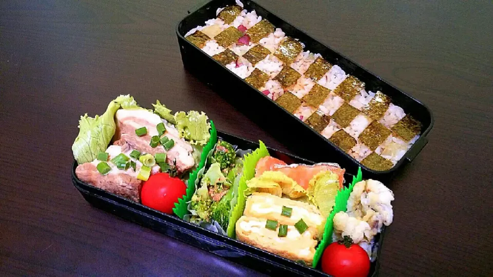 旦那弁当☆豚の角煮の和食弁♪|pikyuさん