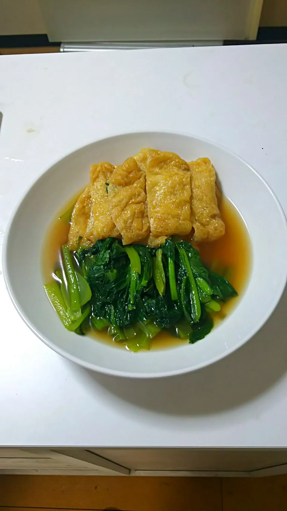 初菜と油揚げの煮びたし|西原武志さん