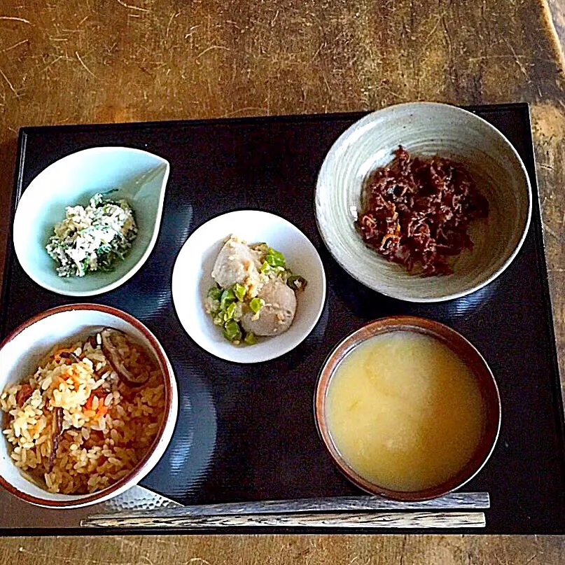 朝ごはんに一汁三菜和定食|Kaori Shimizuさん