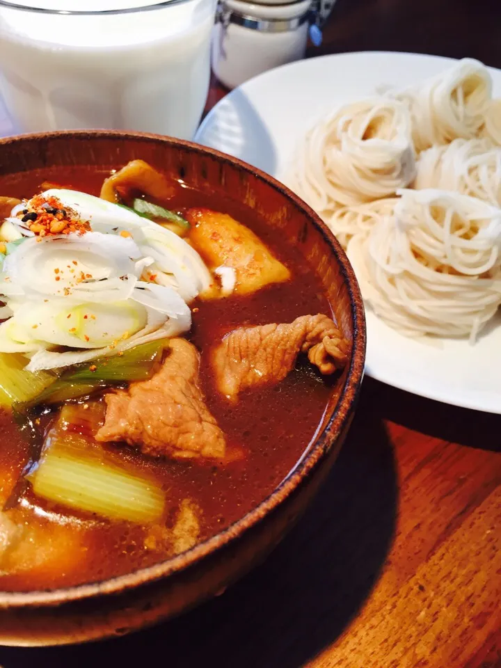 カレー肉汁つけ麺|KAZUTOさん