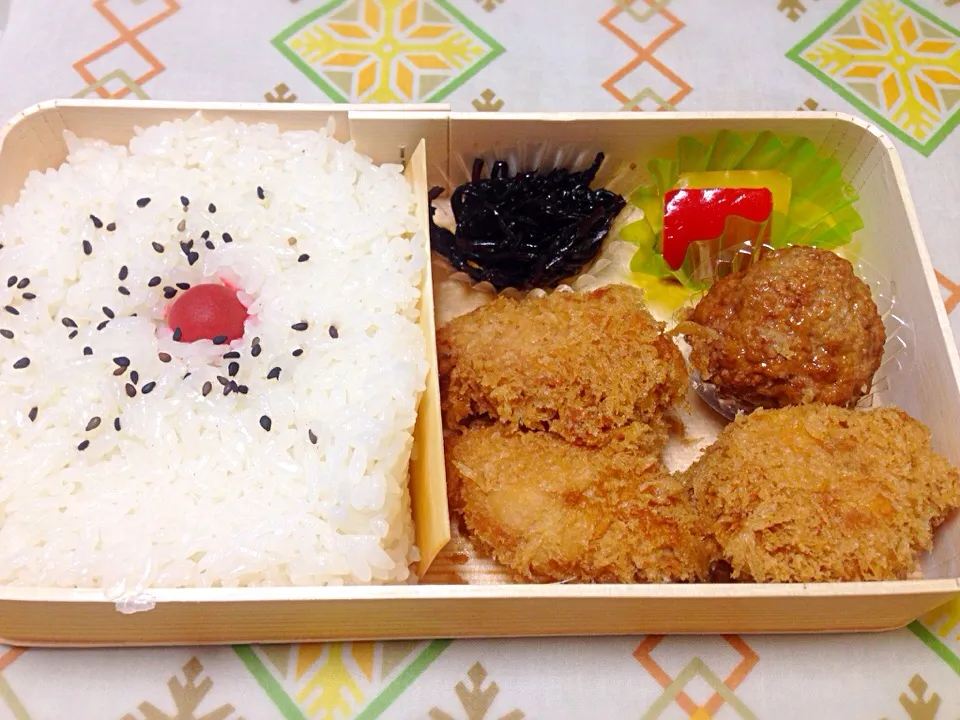 ヒレカツ弁当🍱|ゆうじ.さん