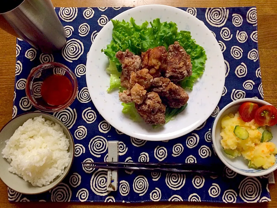 9/14晩御飯
唐揚げ ポテトサラダ|sayakaさん