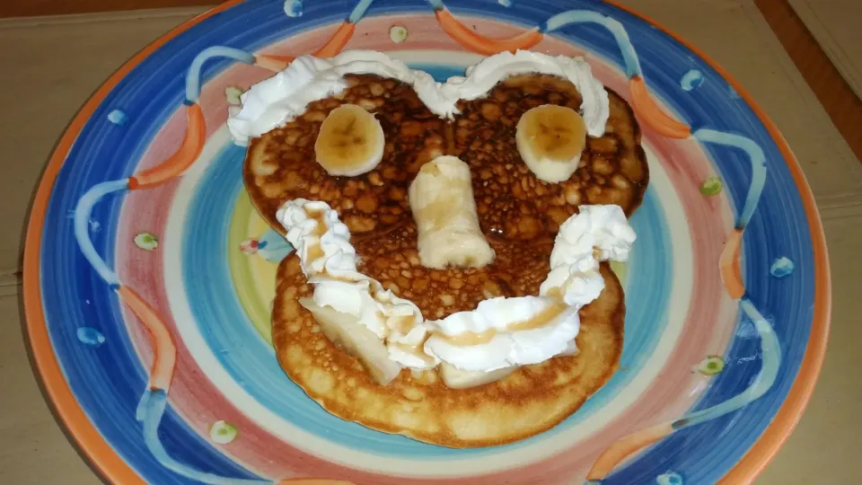 Pancakes for my grandson 3 years old git to get creative.|Frank Ortizさん