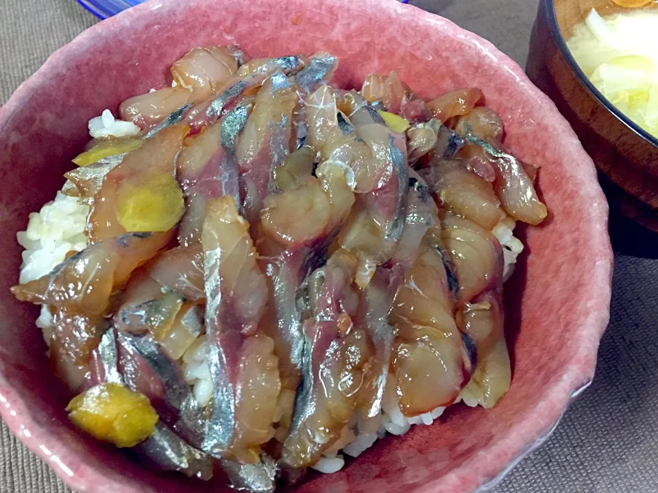 真鯵漬け丼♡を半分食べてから|はるかさん