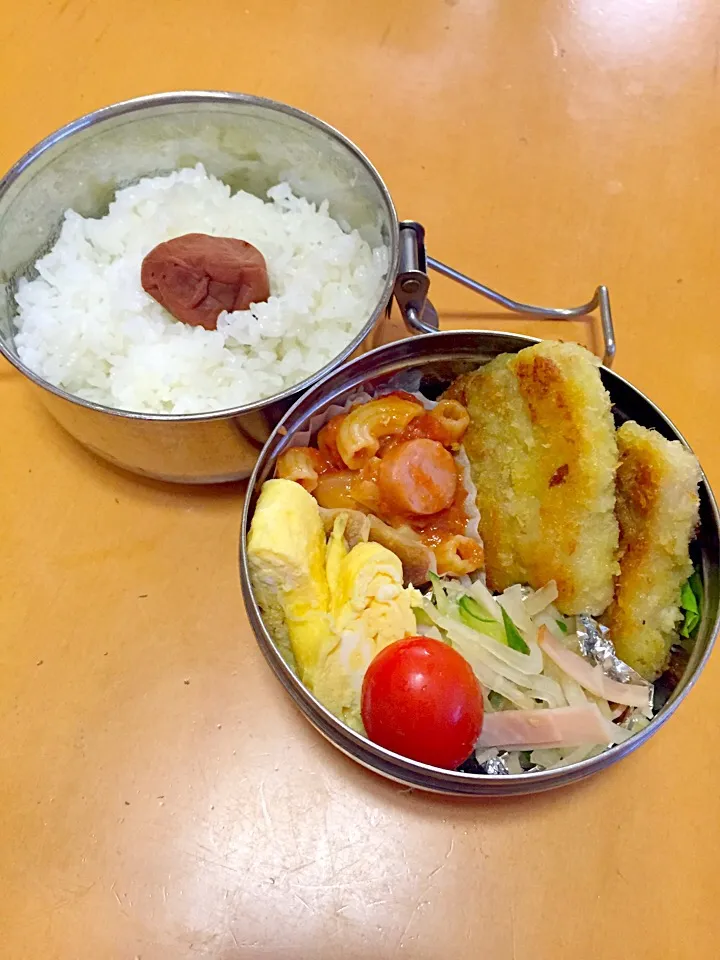 Snapdishの料理写真:一口カツ弁当|Miiichaaaaan.さん