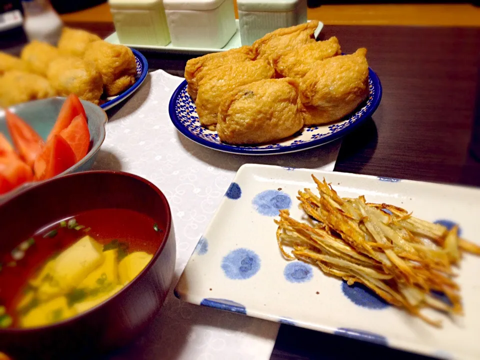 ❤︎おうち晩御飯❤︎いなり寿司|ぴとみさん