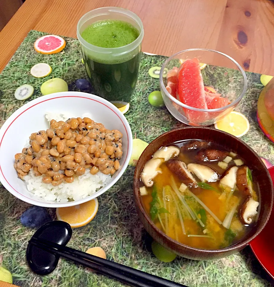 Snapdishの料理写真:Natto gohan|Kumigarさん