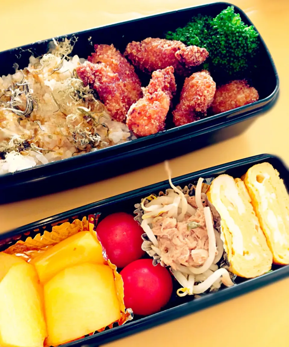 Snapdishの料理写真:中学生男子弁当_20150915|caori ytさん