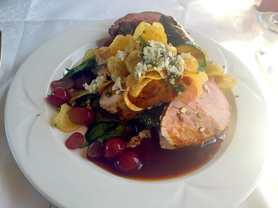 Snapdishの料理写真:Napa Valley train meal|shaine91さん