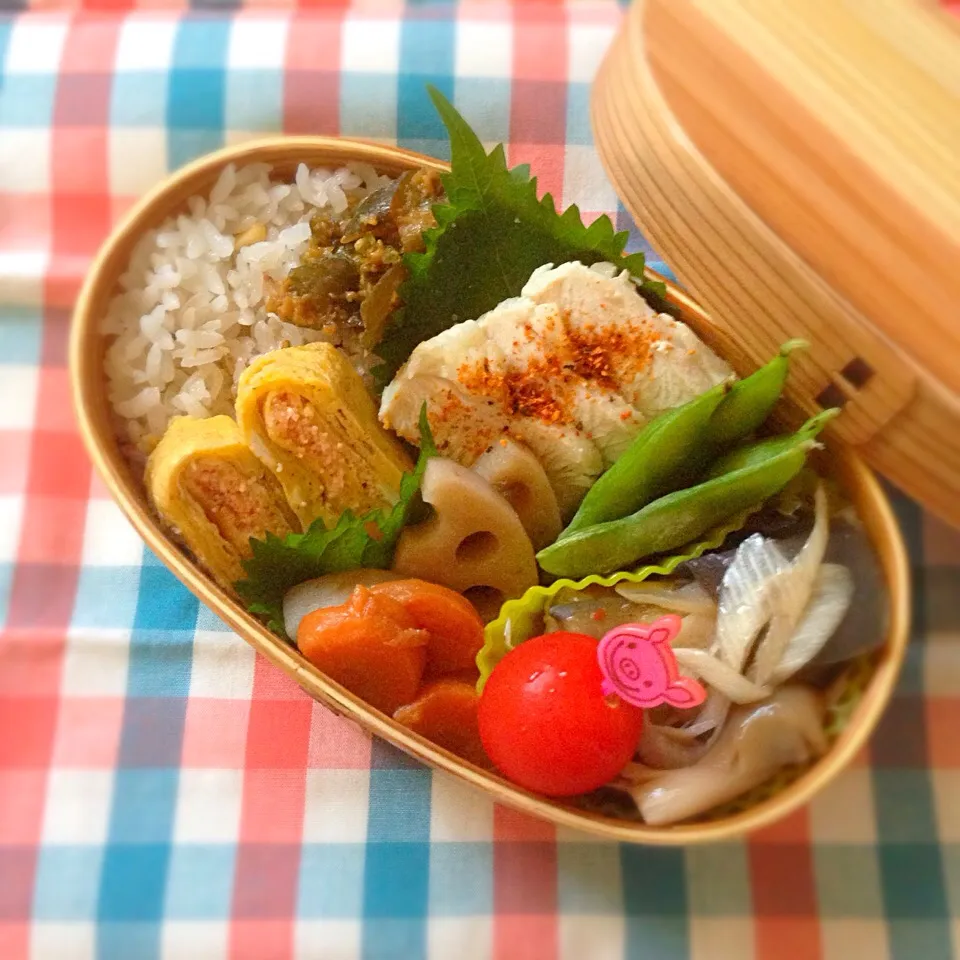 9/16きょうのわっぱ弁当|ネコのかりかりさん