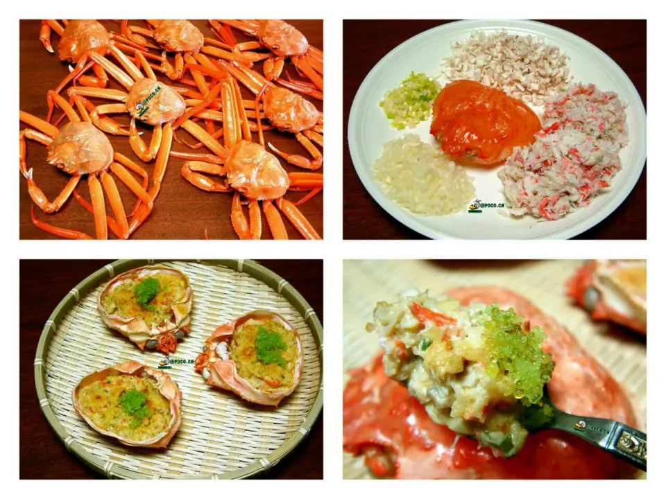 stuffed snow crab shells|steven z.y.さん