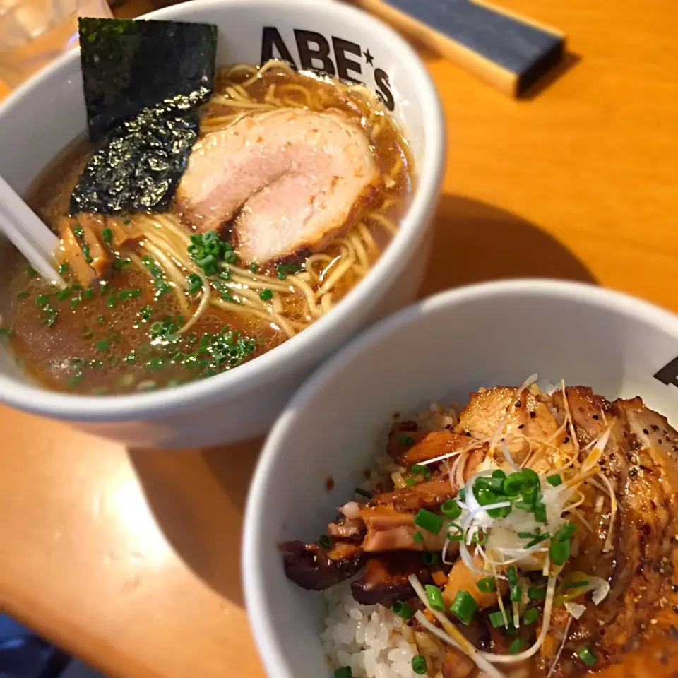 丸鶏らーめん＆チャーシュー丼！|shuさん