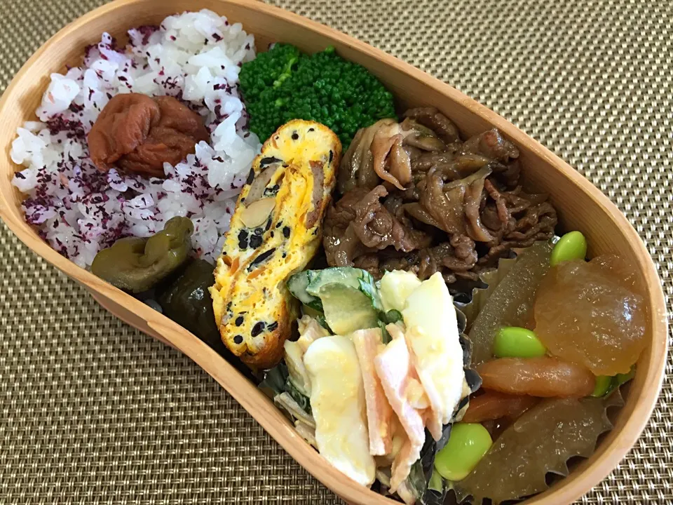 Snapdishの料理写真:2015年9月15日のお弁当|永島 恵さん