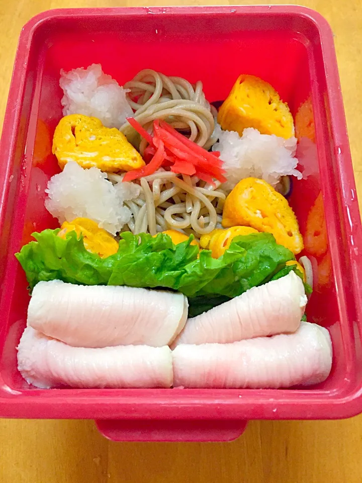 おろし蕎麦弁当(*^^*)|sachiさん