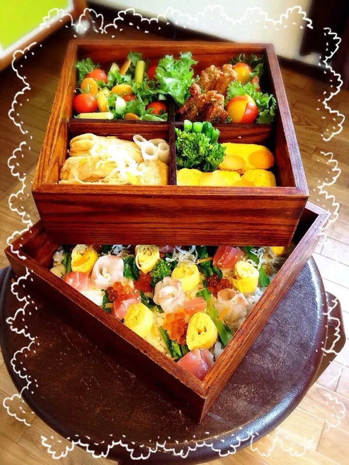 Snapdishの料理写真:おもてなし  ランチ弁当|Miho Fujikiさん