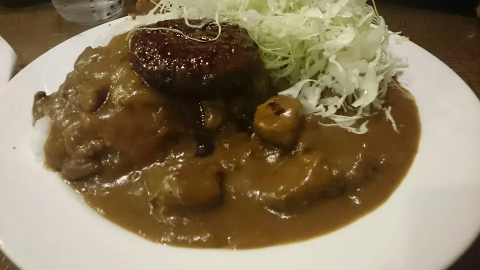 ラムカレー＋ハンバーグ|サイファさん