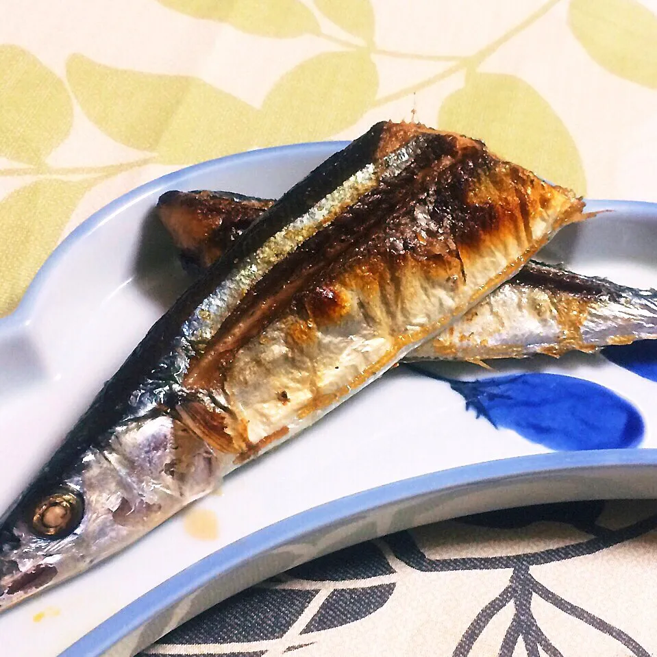 新物サンマの塩焼き|かよさん