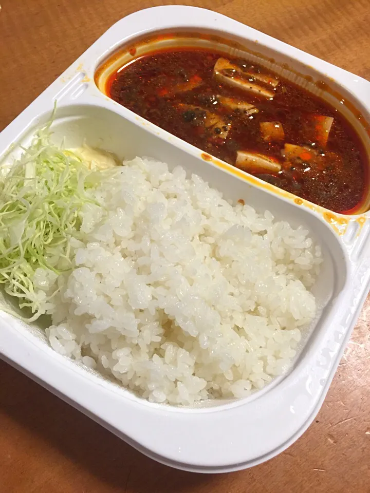 Snapdishの料理写真:千歳烏山178ina-yaさんの麻婆豆腐弁当。|中華蕎麦 銀時さん