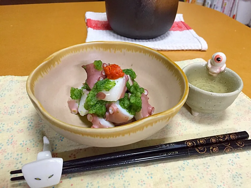 Snapdishの料理写真:タコの緑和え!  (^-^)|Kei Satoさん