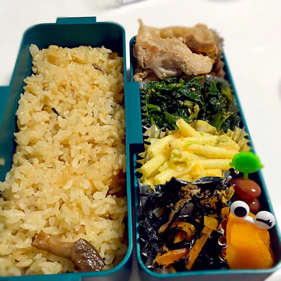 2015/09/16(水)お弁当⭐️目玉ピックみっけ（≧∇≦）|のりさん８３さん