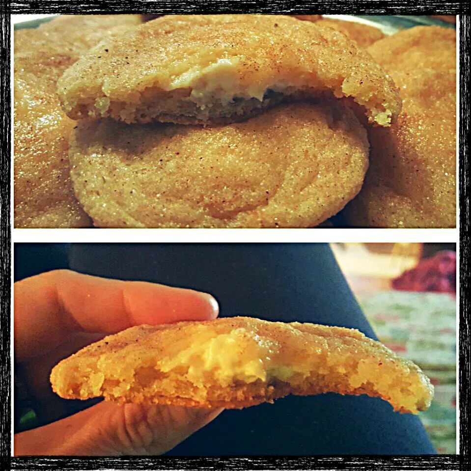 snickerdoodle cookie filled with cream cheese|allison mooreさん