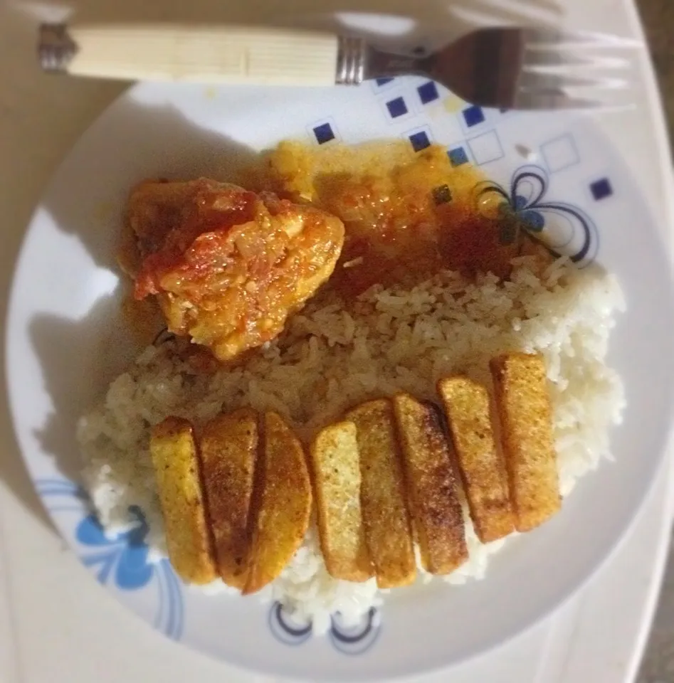 Seco de Pollo (Chicken, Rice & Chips|Magnate Cristhian🍤さん