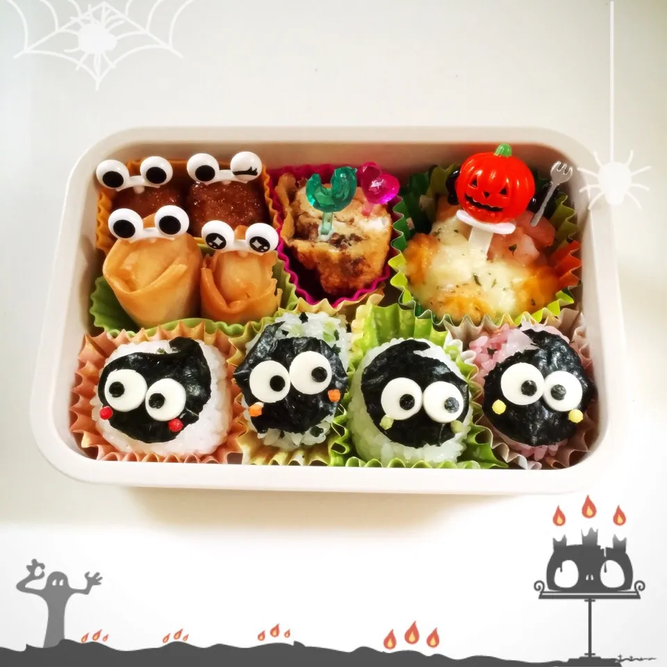 ハロウィン👻人魂くんにぎり弁当|Makinsさん