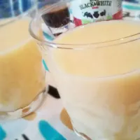 エバミルクプリン🍮白コーヒーシロップで🌴