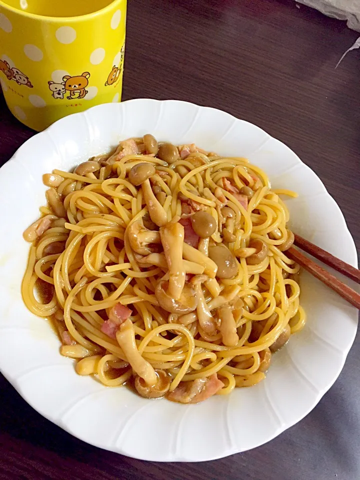 Snapdishの料理写真:キノコ和風パスタ|yuuuuuuuiさん