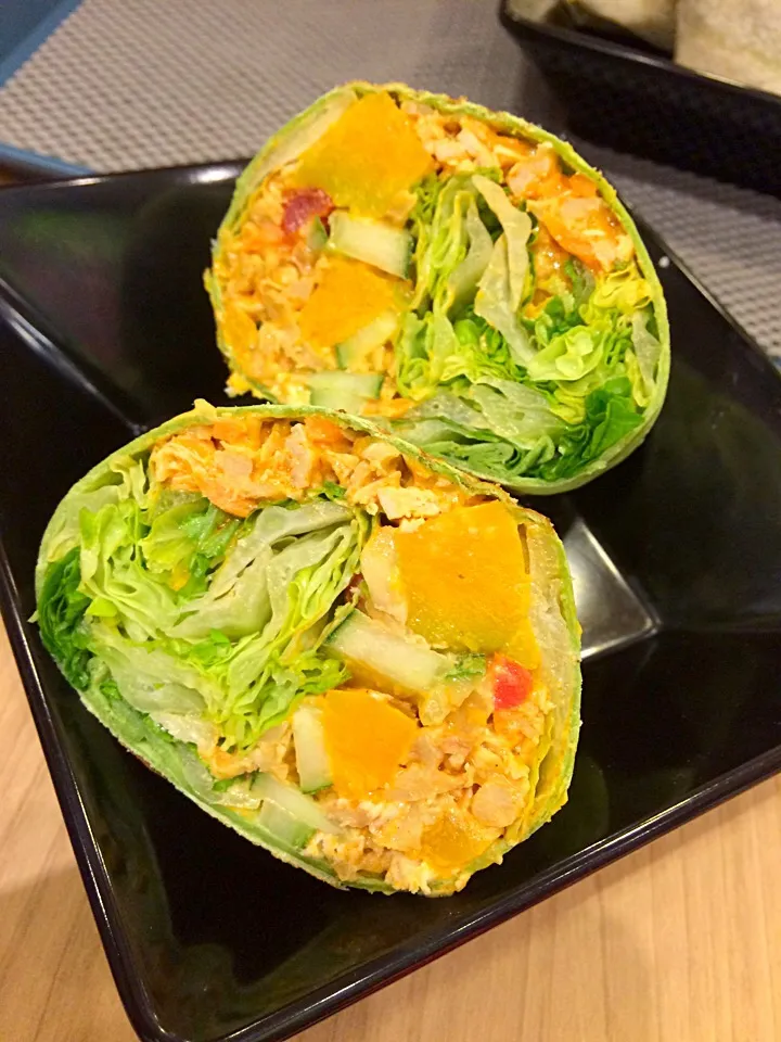 Mango Chicken wrap|prissyさん