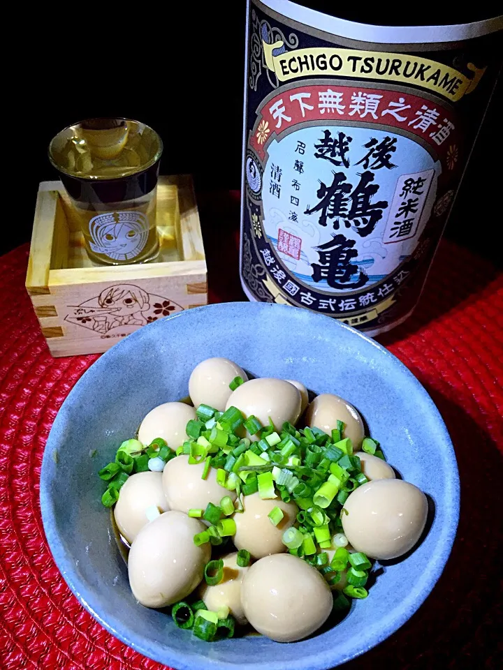 うずら玉子の麺つゆ煮|あつしさん