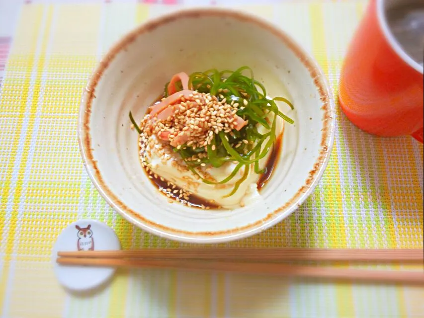 秋バテに*包丁鍋いらずのさっぱり切りこぶ煮！～奴にのせて～|めいさん