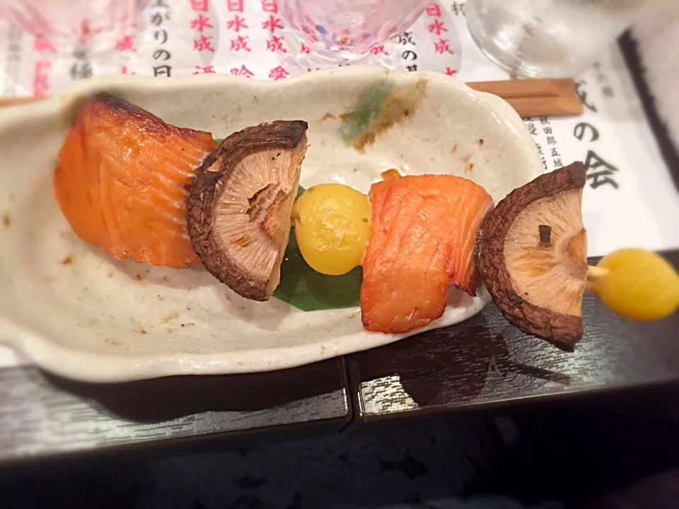 Snapdishの料理写真:秋の宝楽串焼き|naoko shimoshimbaraさん