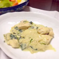 ❤︎おうち晩御飯❤︎鶏胸肉のクリーム煮|ぴとみさん