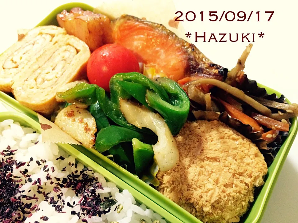 高校生息子弁当|Hazukiさん