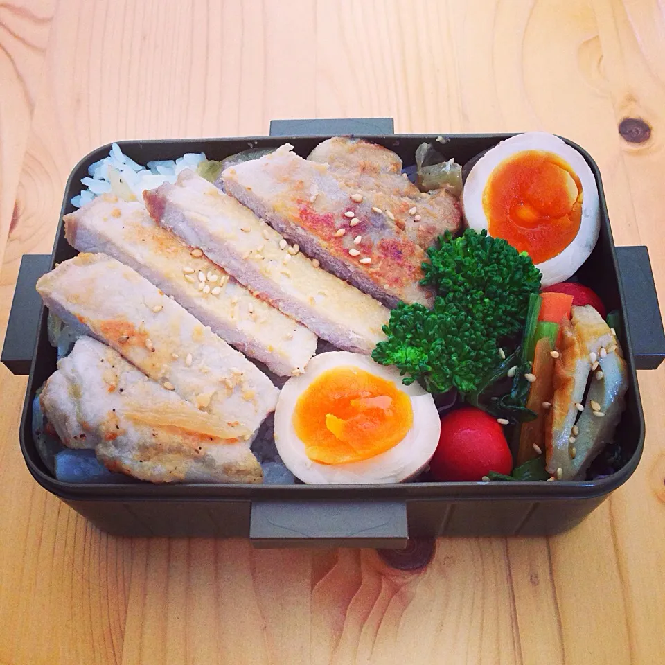 9.17豚味噌焼き弁当|まゆさん