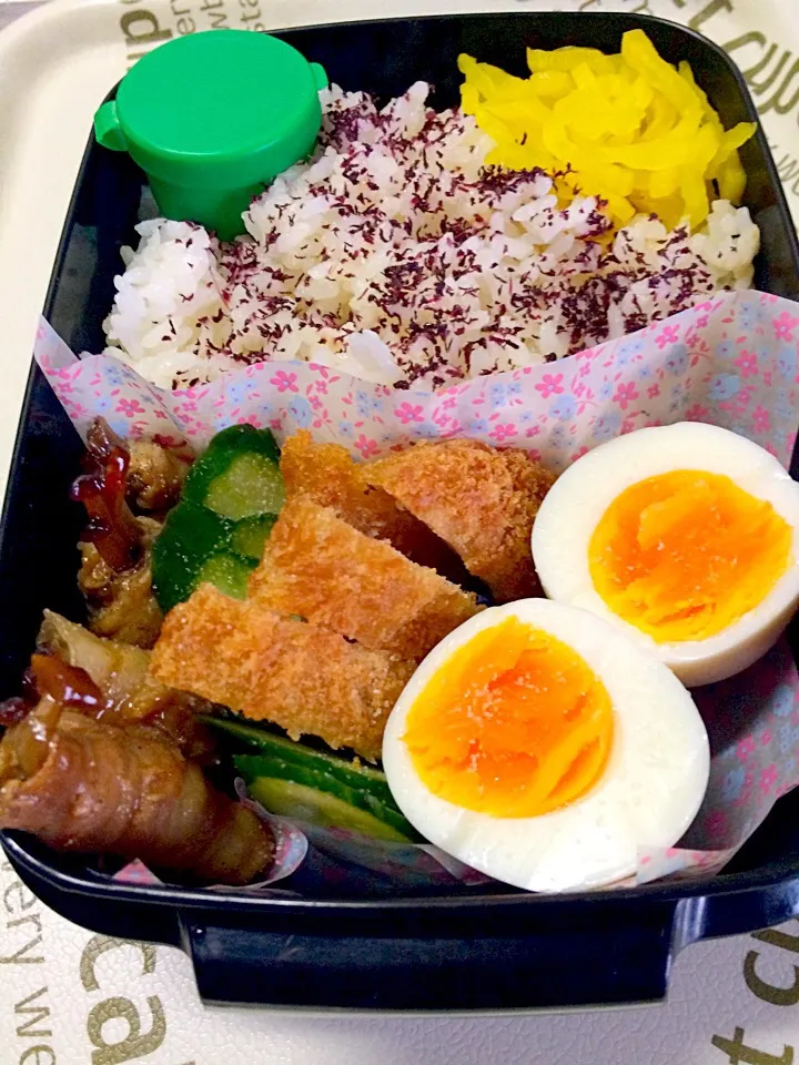 9/17の旦那弁当(*´ω｀*)♡お肉だらけ！|cotocotoさん