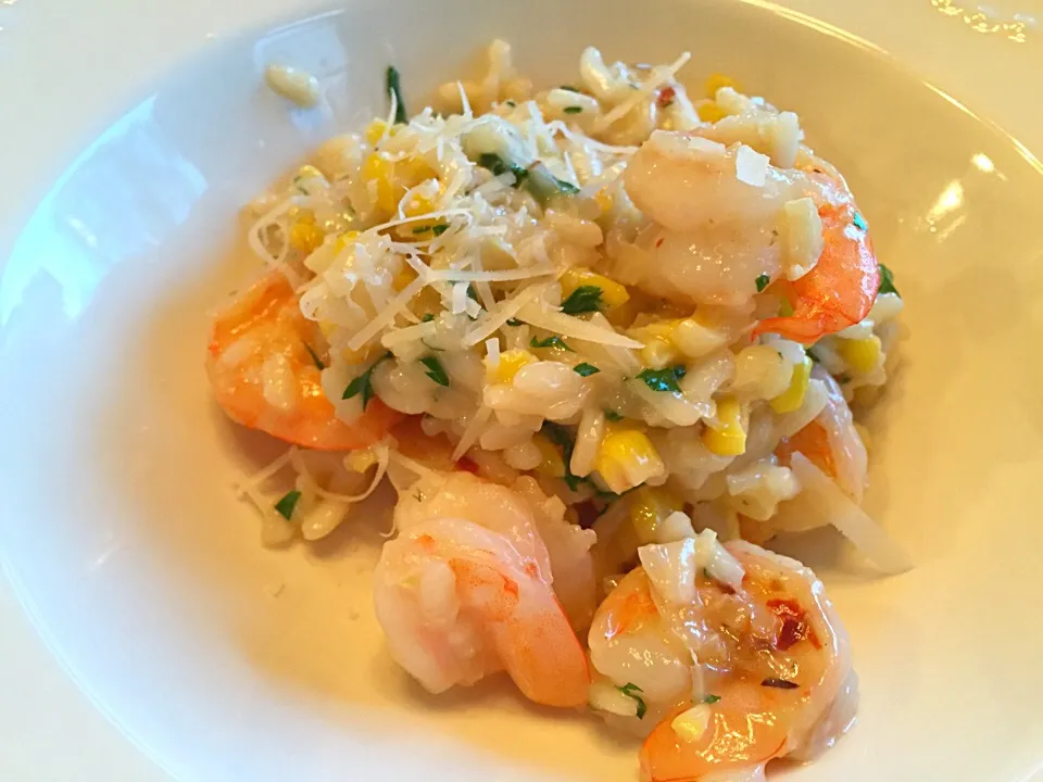 Sweet Corn Risotto with Shrimp|K Goodnessさん