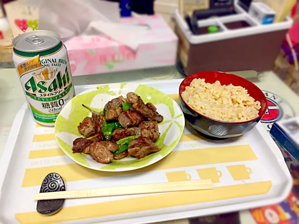 Hubby's dinner☆ししとう&肉の炒め☆|Sameen Gotoさん