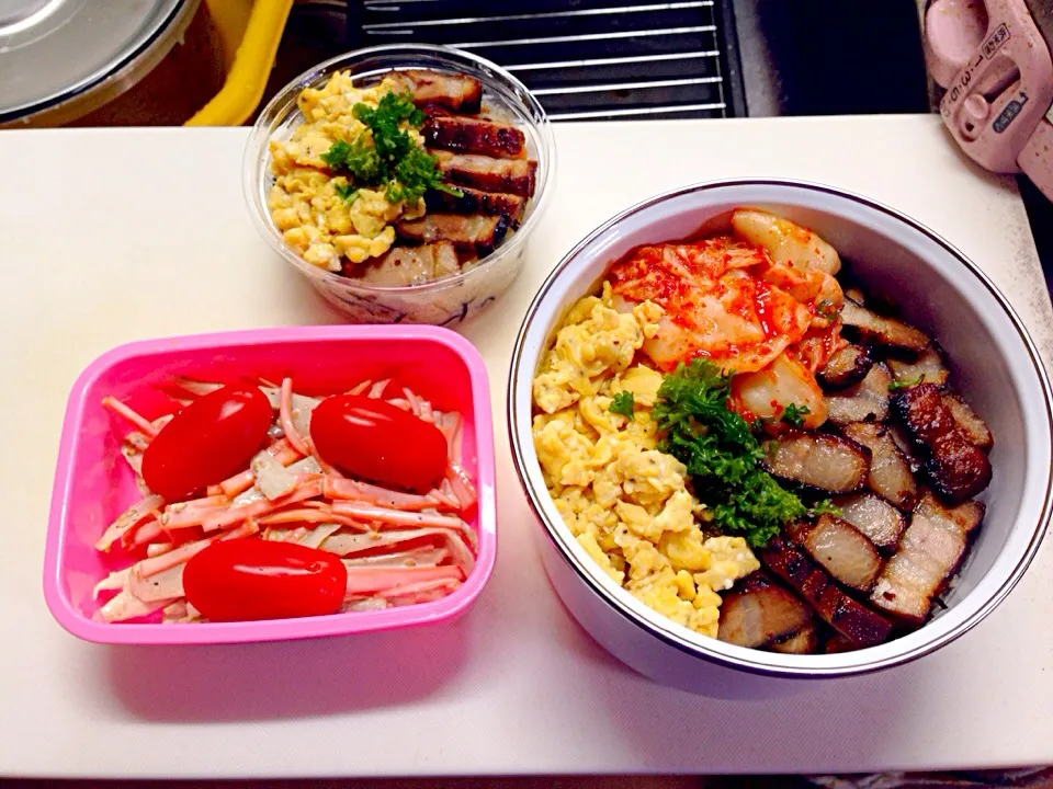 Snapdishの料理写真:炊き込みご飯弁当☆|つばりん亭さん