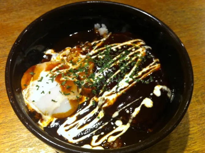 簡単ドミグラスハンバーグ丼 #シェフごはん|シェフごはんさん