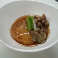 カブのもっちり焼き　～キノコあんかけ～ #シェフごはん