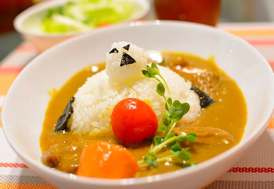 Snapdishの料理写真:牛すじ肉カレー👍🏼🎃😱🎃😳|💖 ジジ 💖さん