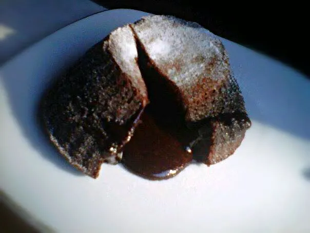 Lava Cake. Dark and handsome, with a sweet aftertaste. #Chocolate|Anisa Suci Bulan Sariさん