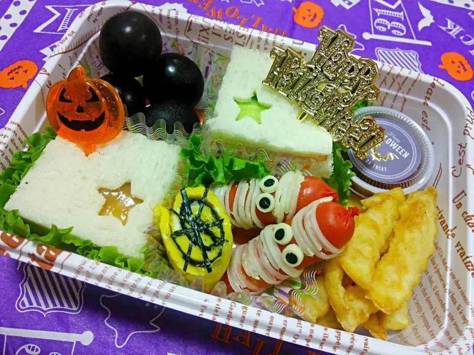 Snapdishの料理写真:ハロウィン弁当|みほさん