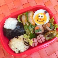 Snapdishの料理写真:息子弁当☆ コロッケ大好き♡    コロ助弁当 ﾅﾘ