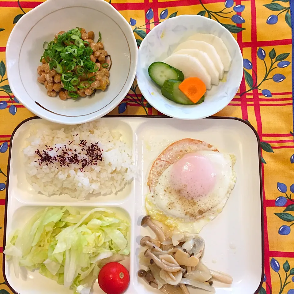 Snapdishの料理写真:2015年9月18日の朝食|もえさん