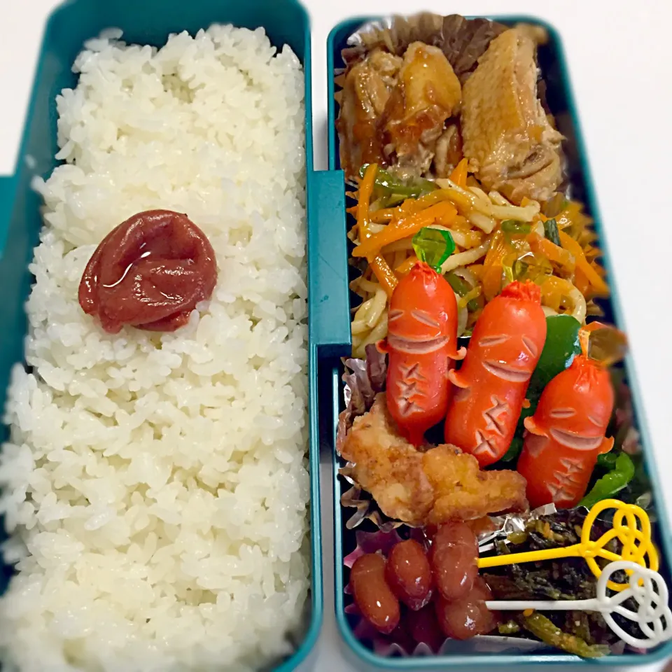 2015/09/18(金)お弁当⭐️自主練ヤスム・・・(疲)。。。やっぱり行く！(走)頑張れ、長男⭐️|のりさん８３さん