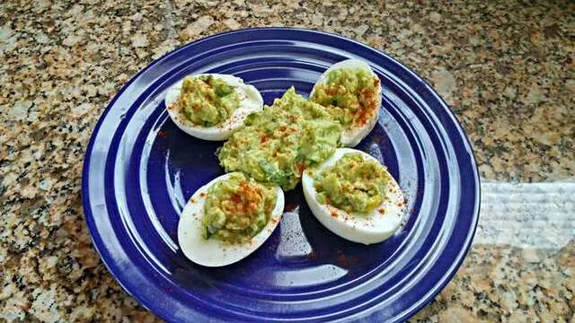 I Made #Quick and easy Avocado Deviled #Eggs #Vegetable #Snack/Teatime 😋 💯 😋|Alisha GodsglamGirl Matthewsさん