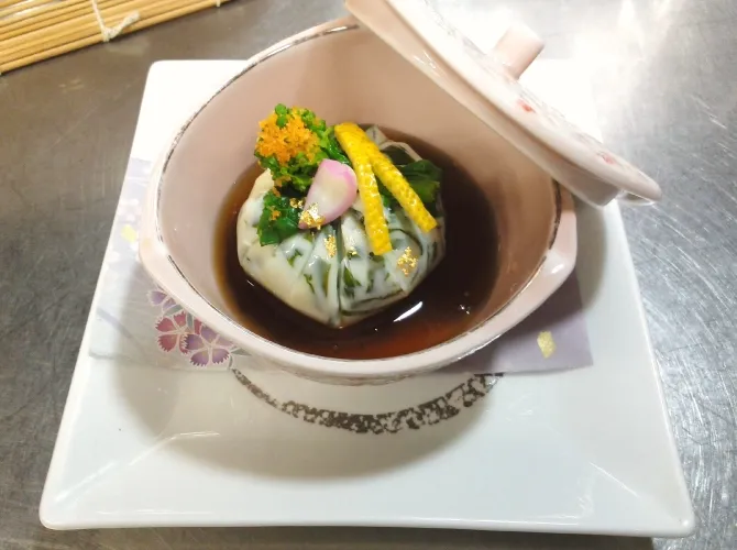 Snapdishの料理写真:菜の花豆腐 #シェフごはん|シェフごはんさん